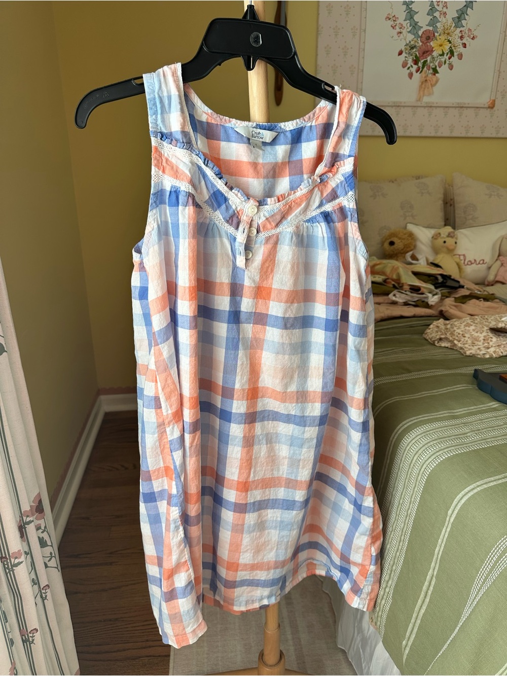 Plaid Nightgown Dress